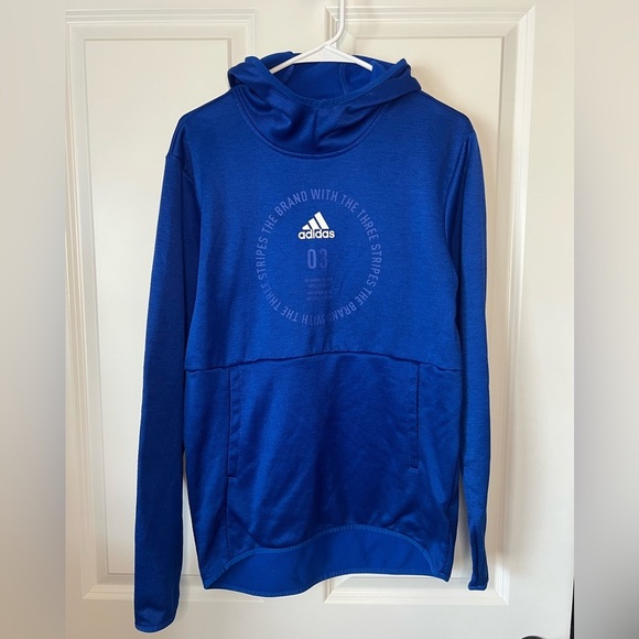 adidas Other - adidas Men's Royal Blue Crewneck Hoodie